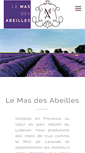 Mobile Screenshot of masdesabeilles.com